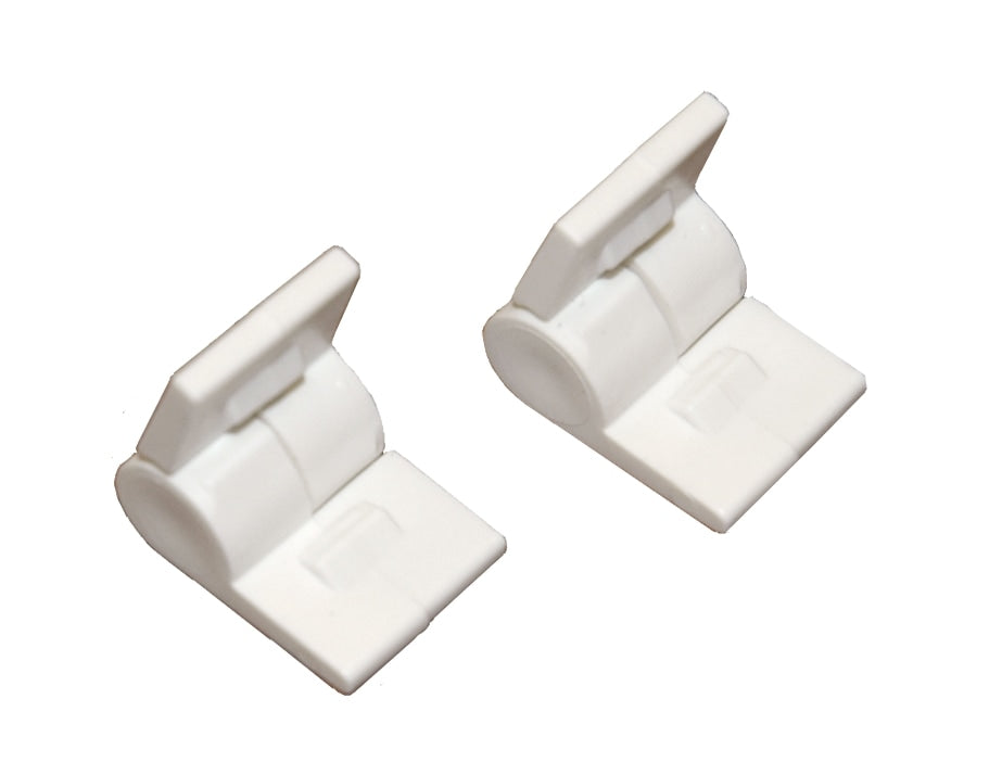 Replacement hinges for storage bin