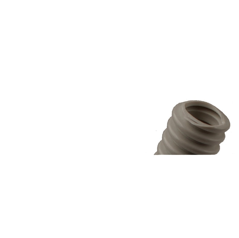 Spiral flex tubing 1-1/4” I.D. gray