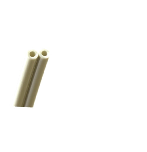 2-hole standard syringe tubing, straight sterling (also used as pilot air tubing) per ft.