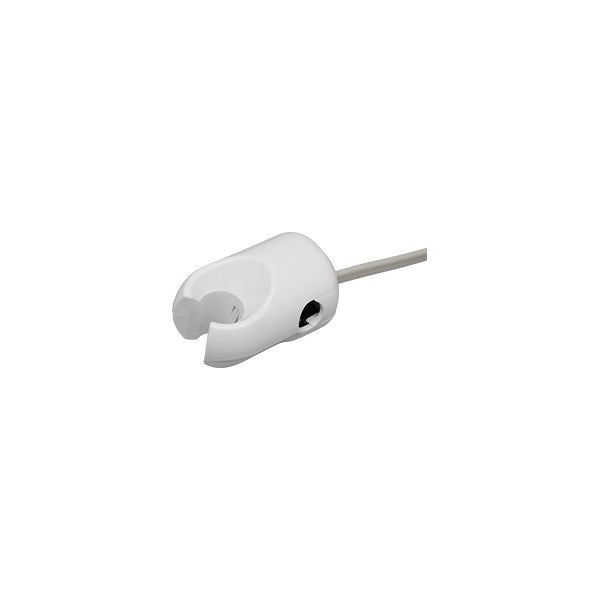 Holder, L/R, Auto HP, Molded, Normally Closed, White w/Sterling Tubing