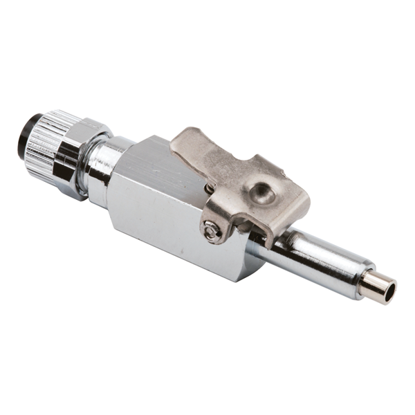 1/4" Poly Q.D. w/ Shut-off, Male 1/4"