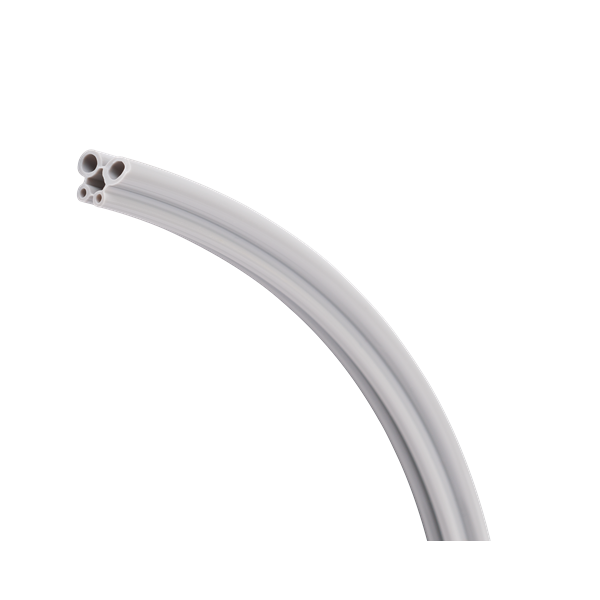 HP Tubing, 4 Hole w/CT, Coiled Gray