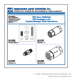 PM PKG (STM TRAP & CHK VLV) CSP040