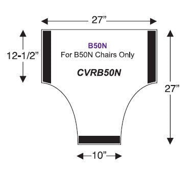 Legrest Protectors for Belmont Dental Chairs - CVRB50N