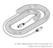 COILED CORD (FOOT CONTROL) MIC293