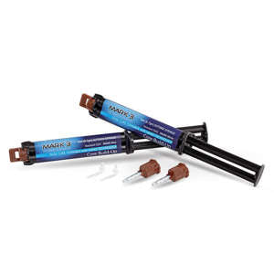 Core Build Up Blue Automix Syringe 5ml. 2/bx. + 10 Mixing Tips & Intra-Oral Tips - MARK3