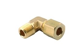 1/4" Compression Tube x 1/4" MPT Elbow