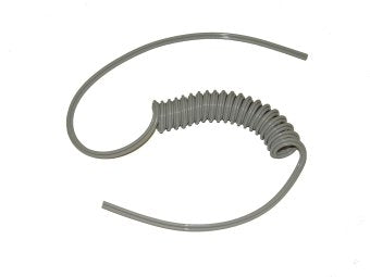 Syringe Tubing, 3 Hole, Coiled Gray