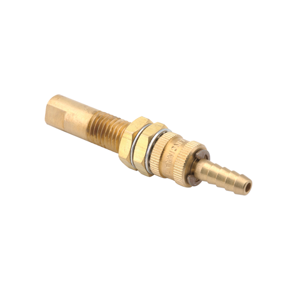 Inline Miniature Q.D. w/ Shut-off, 1/8" x 10/32"