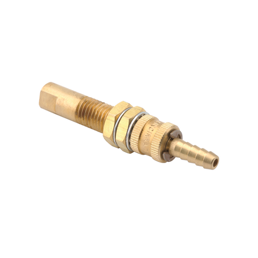 Inline Miniature Q.D. w/ Shut-off, 1/8" x 10/32"