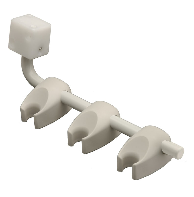 Pivoting holder bar 8-1/2”, with 3 holders