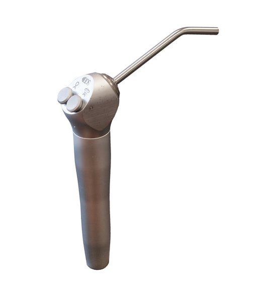 3-way syringe, Ring Latch with asepsis coiled sterling tubing