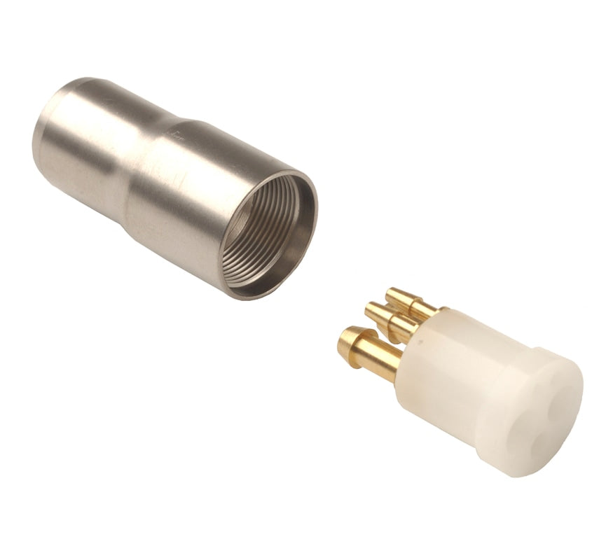 Midwest connector and nut with plastic adaptor