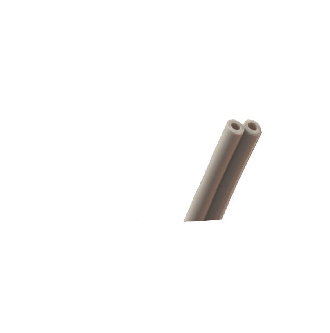 2-hole standard foot control Polyurethane tubing, gray per ft.