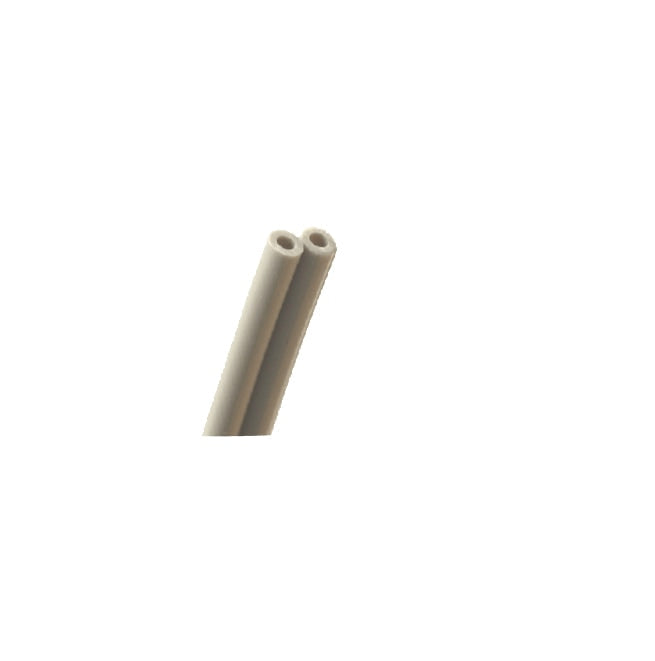 2-hole standard foot control PVC tubing, sterling per ft.