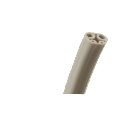 4-hole asepsis foot control tubing, gray per ft.