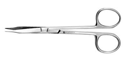 Goldman-Fox Scissors 5" - Curved, Serrated