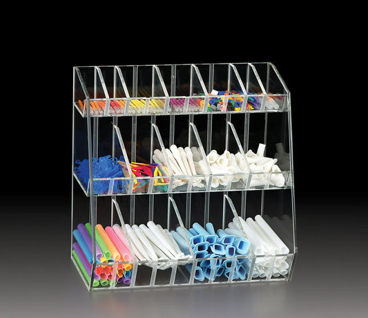 ACRYLIC ADJUSTABLE COMPARTMENT ORGANIZER