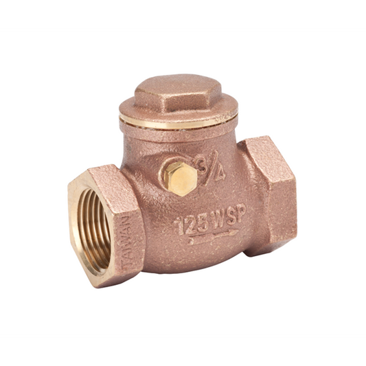 Brass Swing Check Valve, 3/4"