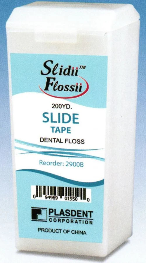 SLIDE DENTAL FLOSS DISPENSER, Unflavored (200 yards/roll)