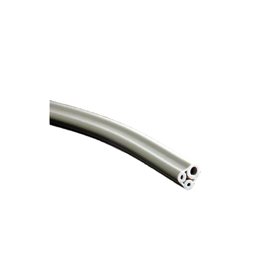 HP Tubing, 3 Hole, Straight Gray
