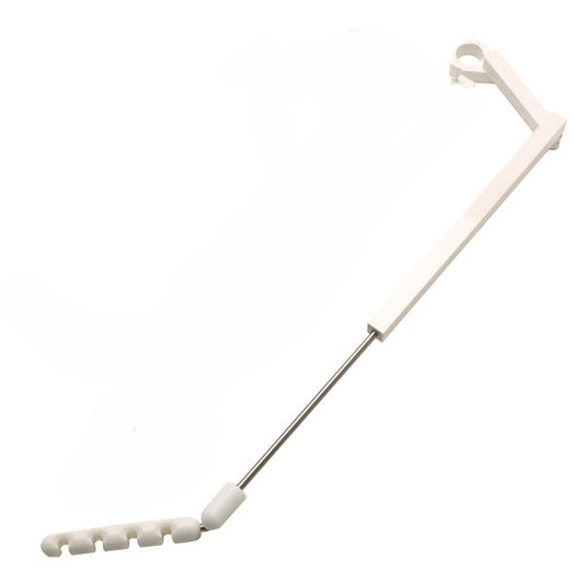 Telescoping Arm w/4 Position Holder, White