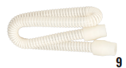 Porter Fresh Gas Autoclavable Corrugated Tubing 3ft. (22mm ID, 7/8” OD)