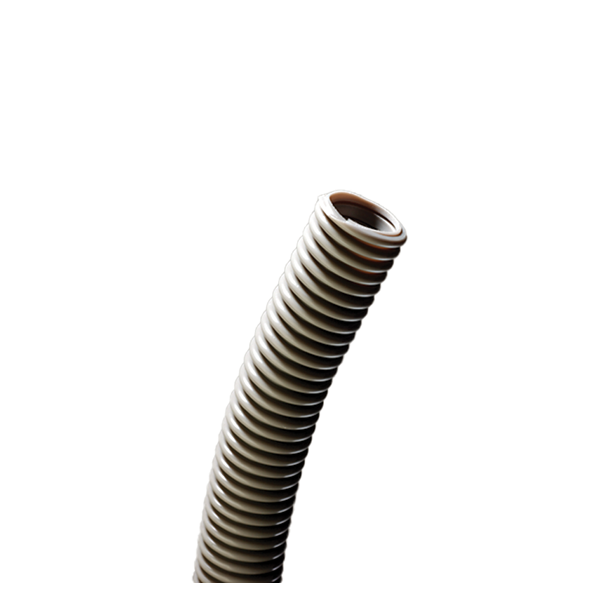 Vacuum Tubing, 2" I.D., Corrugated Gray