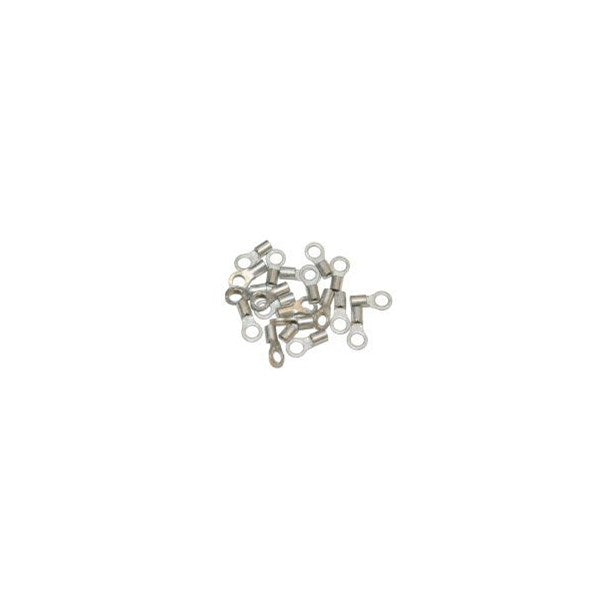 Wire Connector, #6 Ring, Non-Insulated, 22-18 AWG; Pkg of 20