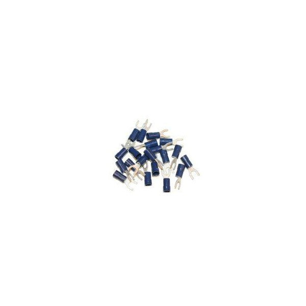 Wire Connector, #10 Spade, Insulated, 16-14 AWG; Pkg of 20