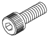 SOCKET HEAD CAP SCREW; (""6-32 x 3/8 lg) ADS111