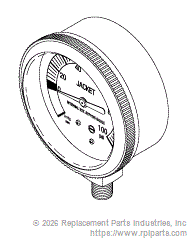 PRESSURE GAUGE (JACKET) AMG244