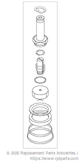 SOLENOID VALVE REPAIR KIT FOR 3/8” PORT VALVES AMK085