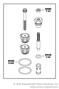 CHECK VALVE & FLOW CONTROL KIT AMK225