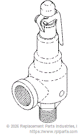 SAFETY VALVE (40 PSI) AMV191