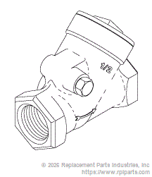 CHECK VALVE (1/2") AMV229