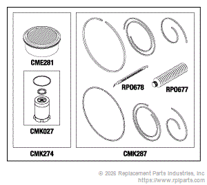 COMPRESSOR PM & TIP SEAL KIT  CMK286
