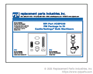 PM PKG (STM TRAP & CHK VLV) CSP039