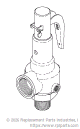 SAFETY VALVE (40 PSI) CSV086