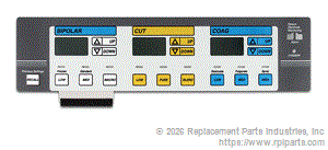 KEYPAD (FRONT PANEL) CVP012