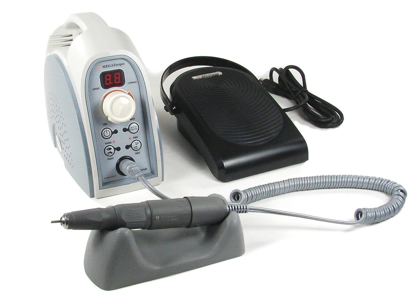 VECTOR Electric Lab Handpiece with Variable Speed Foot Pedal