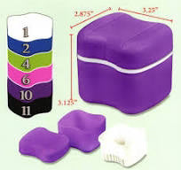 EURO DENTURE CARE BATH  3.25”L x 2.875”W x 3.125”H (12pcs/bag)