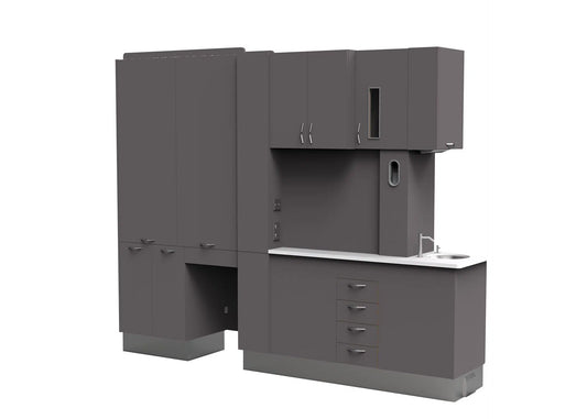 Belmont Flex Series Split Entry Cabinet