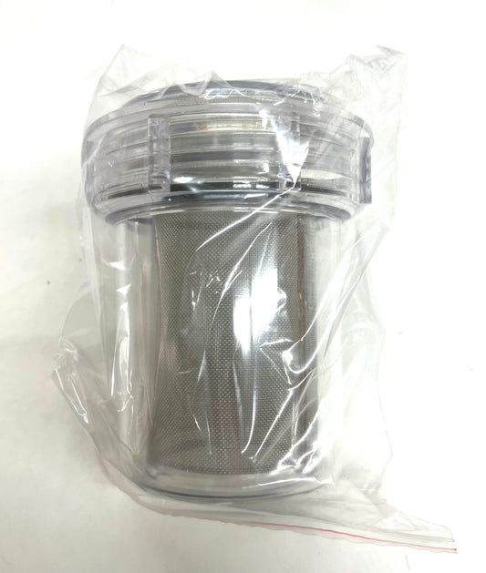 DISPOSABLE CANISTERS, (3½"W x 4"H), Finer Mesh Screen, 8pcs/box