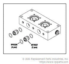MANIFOLD (2 STN) MTM043