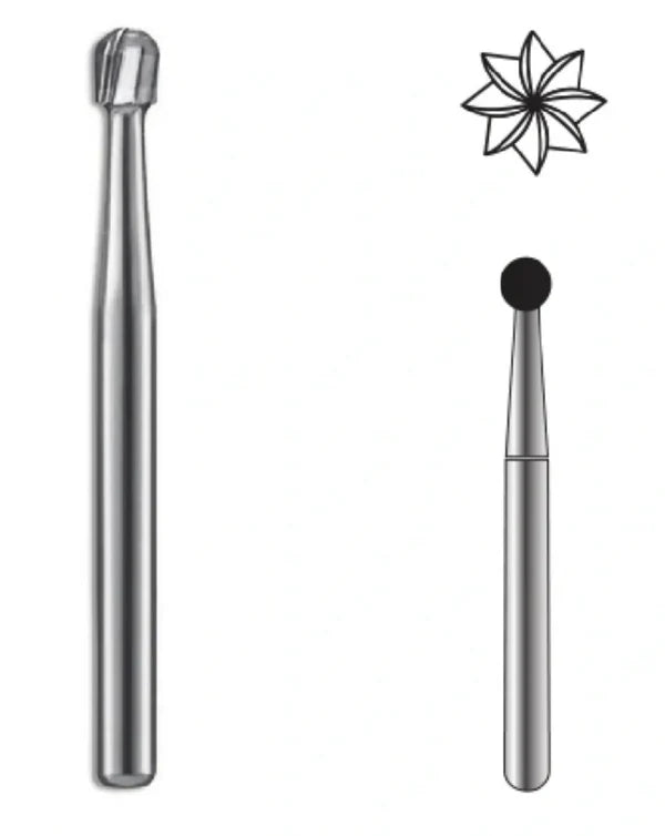 Round Carbide FG6 - 10