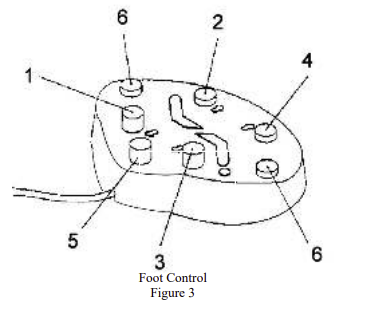 SDS 3-010-1023 Chair Foot Control