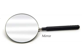 Buffalo Patient 3.5 Inch Patient Mirror