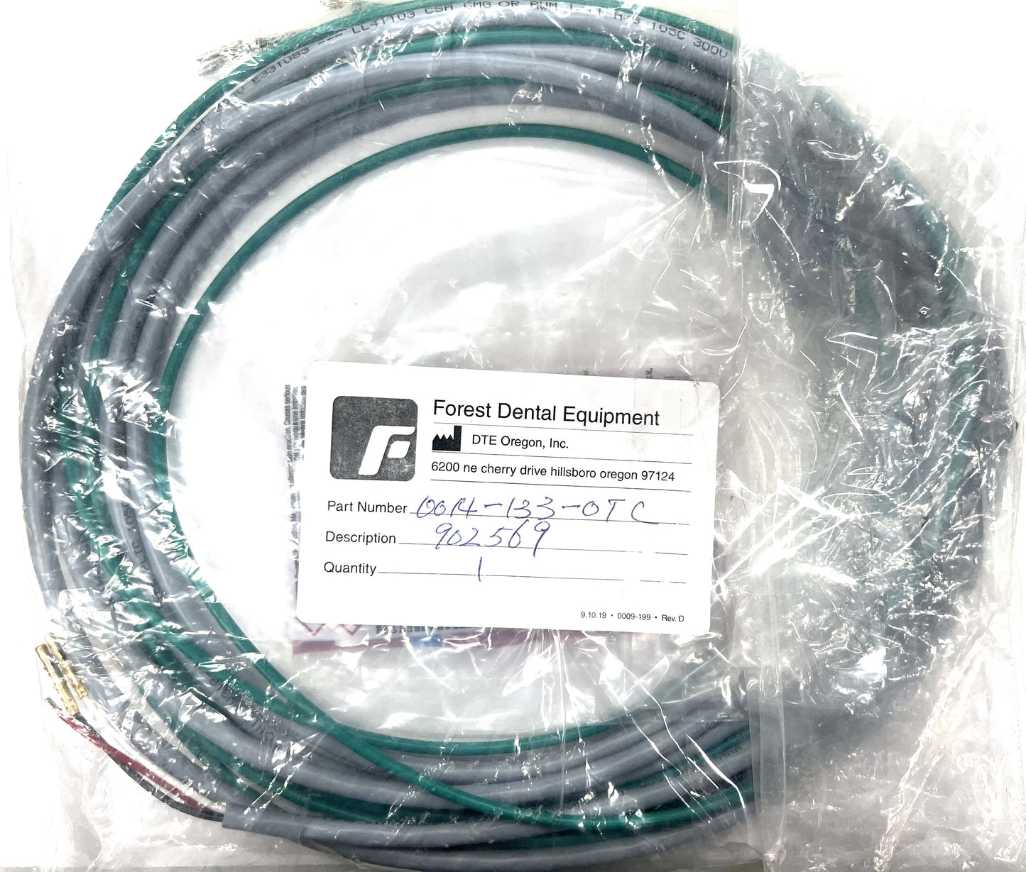 FOREST - Handpiece Tubing Assembly/Delivery Unit Umbilical