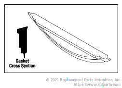 RPI - Dam Gasket for Midmark M9 Autoclave - MIG035